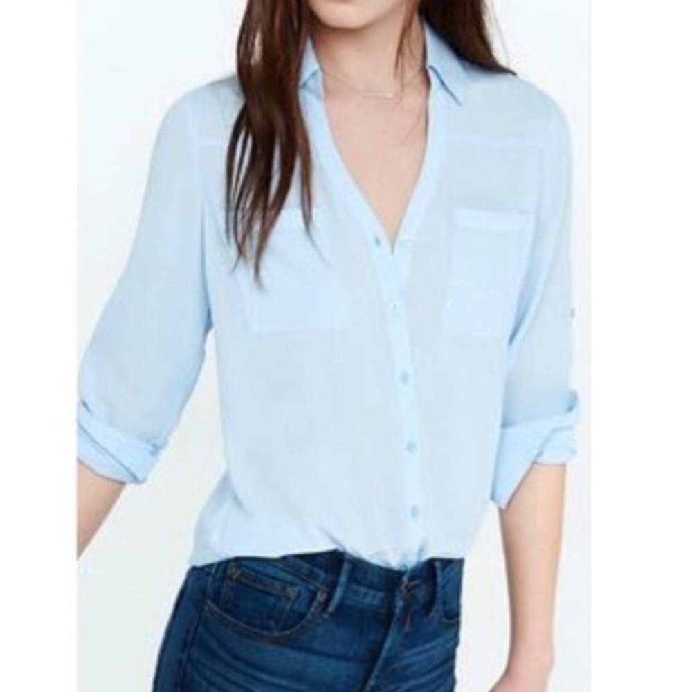 Sky blue Express Portofino shirt
